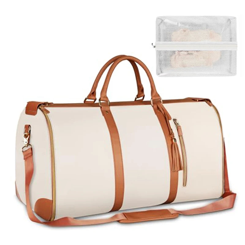 Sac de Voyage Femme Extensible - Se Déplie à Plat avec Compartiment Vêtements - Compact et Réajustable